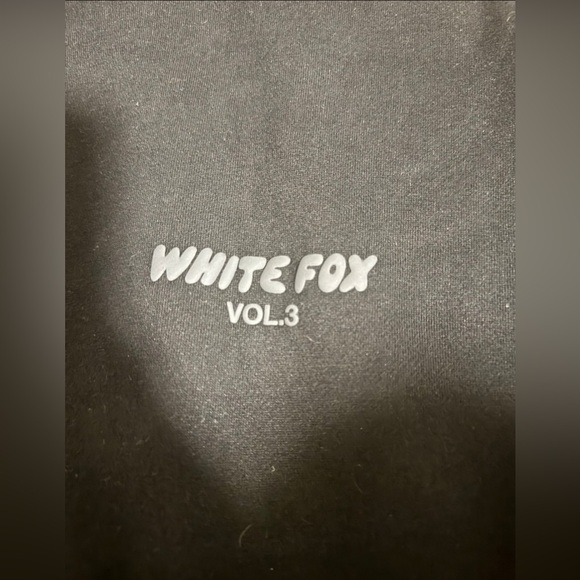 White Fox black hoodie - Picture 2 of 5